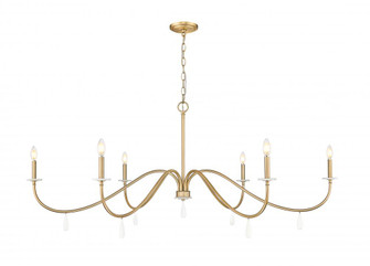 6 Light Chandelier (276|6103-63MGLD)