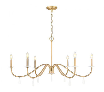 6 Light Chandelier (276|6103-45MGLD)