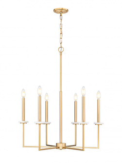 6 Light Chandelier (276|6100-6MGLD)