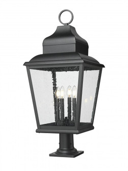 4 Light Outdoor Pier Mounted Fixture (276|5029PHXLR-533PM-BK)