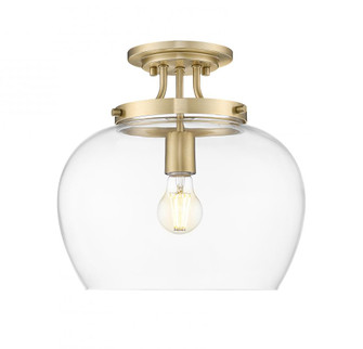 1 Light Semi Flush Mount (276|473SF13-BBR)