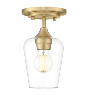 1 Light Flush Mount (276|473F1-BBR)