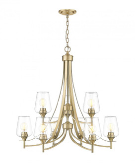9 Light Chandelier (276|473-9BBR)