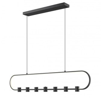 7 Light Linear Chandelier (276|4101-54L-MB-LED)