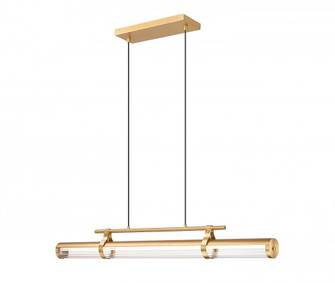 1 Light Linear Chandelier (276|1959-44L-MGLD-LED)