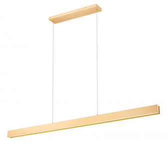 1 Light Linear Chandelier (276|1016-72L-GLD-LED)