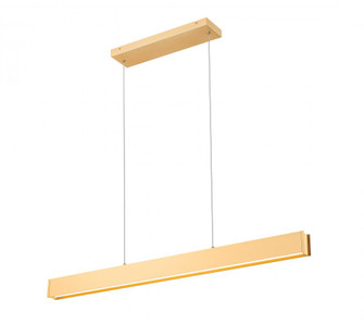 1 Light Linear Chandelier (276|1016-45L-GLD-LED)