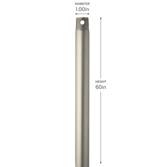 60 Inch Ceiling Fan Downrod (10687|C2608-NI)