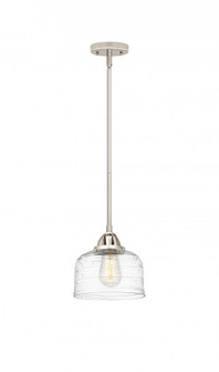 Bell - 1 Light - 8 inch - Polished Nickel - Stem hung - Mini Pendant (3442|288-1S-PN-G713)