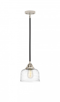 Bell - 1 Light - 8 inch - Black Polished Nickel - Stem hung - Mini Pendant (3442|288-1S-BPN-G713-LED)