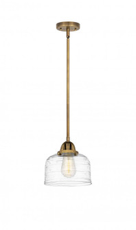 Bell - 1 Light - 8 inch - Brushed Brass - Stem hung - Mini Pendant (3442|288-1S-BB-G713)