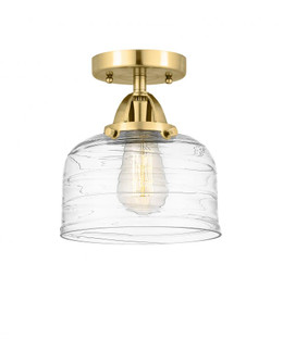 Bell - 1 Light - 8 inch - Satin Gold - Semi-Flush Mount (3442|288-1C-SG-G713)
