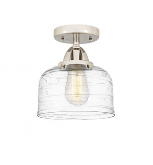 Bell - 1 Light - 8 inch - Polished Nickel - Semi-Flush Mount (3442|288-1C-PN-G713)