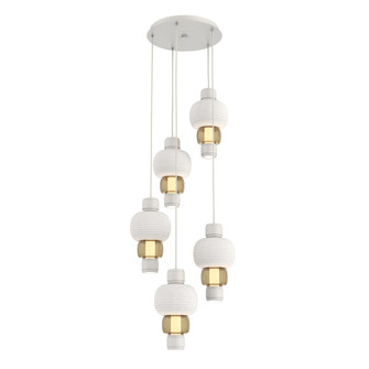 Torno Mandrel 5PC Multi-Pendant (1289|CHB0106-D5-WI-B-C01-L3-CB1)