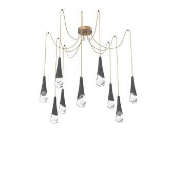 Hailstone Round 9pc Swag Multi-Pendant (1289|SCB0104-09-NB-C-C01-L1-CB2)