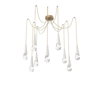 Hailstone Round 9pc Swag Multi-Pendant (1289|SCB0104-09-NB-C-C01-L1-CB1)