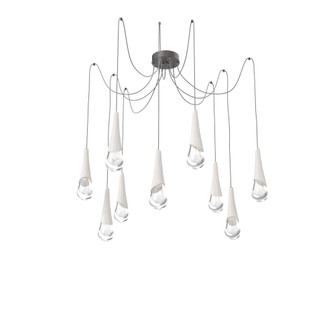 Hailstone Round 9pc Swag Multi-Pendant (1289|SCB0104-09-GP-C-C01-L1-CB1)