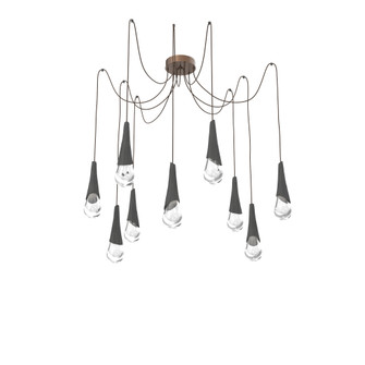 Hailstone Round 9pc Swag Multi-Pendant (1289|SCB0104-09-BB-C-C01-L1-CB2)