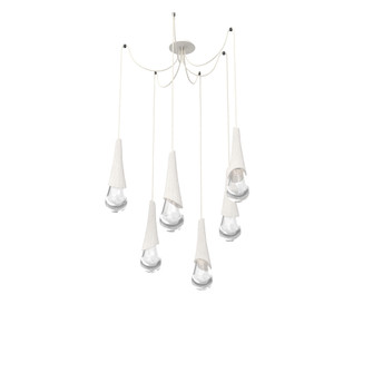 Hailstone Round 6pc Swag Multi-Pendant (1289|SCB0104-06-WI-C-C01-L1-CB1)