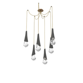 Hailstone Round 6pc Swag Multi-Pendant (1289|SCB0104-06-NB-C-C01-L3-CB2)