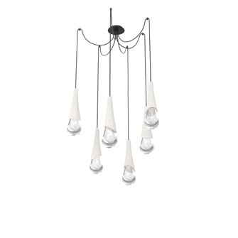 Hailstone Round 6pc Swag Multi-Pendant (1289|SCB0104-06-MB-C-C01-L1-CB1)