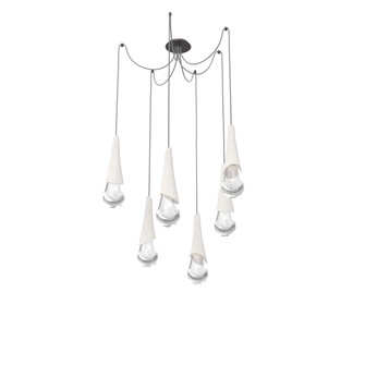 Hailstone Round 6pc Swag Multi-Pendant (1289|SCB0104-06-GP-C-C01-L3-CB1)