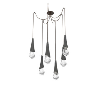 Hailstone Round 6pc Swag Multi-Pendant (1289|SCB0104-06-FB-C-C01-L1-CB2)