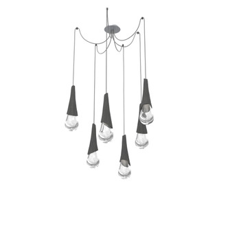 Hailstone Round 6pc Swag Multi-Pendant (1289|SCB0104-06-CS-C-C01-L3-CB2)