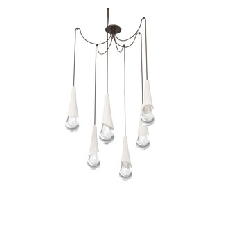 Hailstone Round 6pc Swag Multi-Pendant (1289|SCB0104-06-FB-C-C01-L1-CB1)
