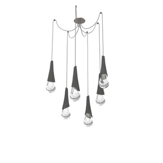 Hailstone Round 6pc Swag Multi-Pendant (1289|SCB0104-06-BS-C-C01-L3-CB2)