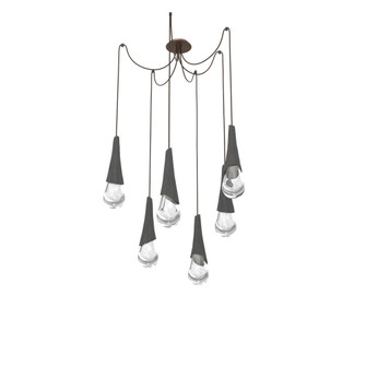 Hailstone Round 6pc Swag Multi-Pendant (1289|SCB0104-06-BB-C-C01-L3-CB2)