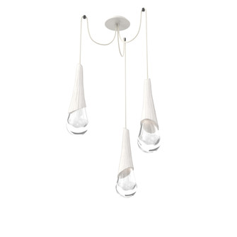 Hailstone Round 3pc Swag Multi-Pendant (1289|SCB0104-03-WI-C-C01-L3-CB1)