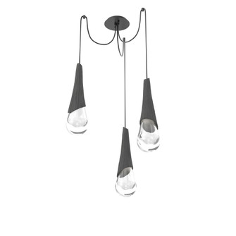 Hailstone Round 3pc Swag Multi-Pendant (1289|SCB0104-03-MB-C-C01-L3-CB2)
