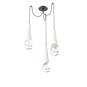 Hailstone Round 3pc Swag Multi-Pendant (1289|SCB0104-03-MB-C-C01-L3-CB1)