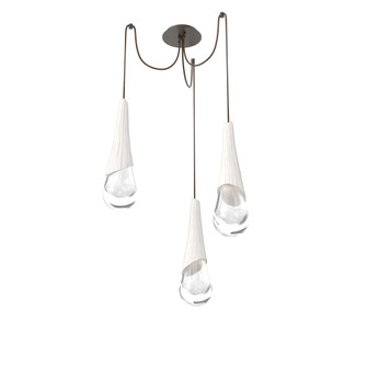 Hailstone Round 3pc Swag Multi-Pendant (1289|SCB0104-03-FB-C-C01-L3-CB1)