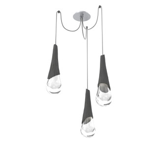 Hailstone Round 3pc Swag Multi-Pendant (1289|SCB0104-03-CS-C-C01-L1-CB2)