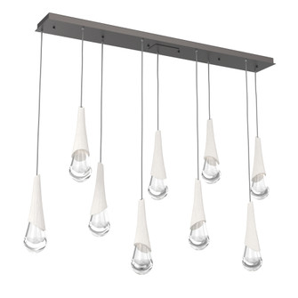 Hailstone Linear 9pc Multi-Pendant (1289|PLB0104-09-GP-C-C01-L1-CB1)