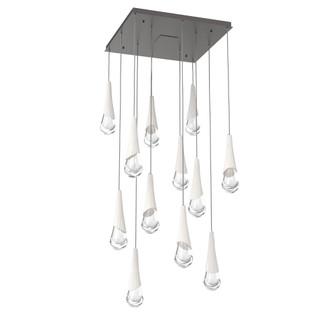 Hailstone Square 12pc Multi-Pendant (1289|CHB0104-12-GP-C-C01-L1-CB1)