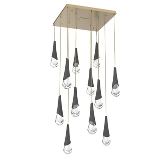 Hailstone Square 12pc Multi-Pendant (1289|CHB0104-12-GB-C-C01-L3-CB2)