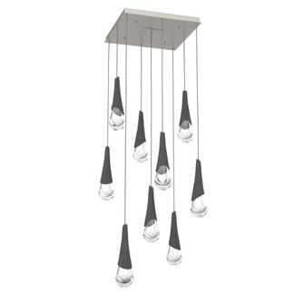 Hailstone Square 9pc Multi-Pendant (1289|CHB0104-09-BS-C-C01-L1-CB2)