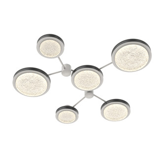 Iris 6-Piece Hub and Spoke Round (1289|SMB0103-H6-WI-GL-L1-MB)