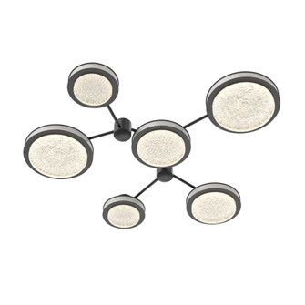 Iris 6-Piece Hub and Spoke Round (1289|SMB0103-H6-MB-GL-L3-WI)