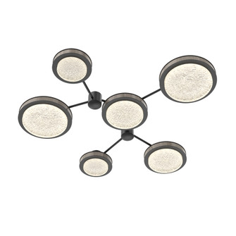 Iris 6-Piece Hub and Spoke Round (1289|SMB0103-H6-MB-GL-L1-W03)