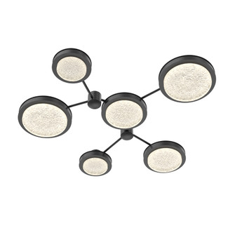 Iris 6-Piece Hub and Spoke Round (1289|SMB0103-H6-MB-GL-L1-000)