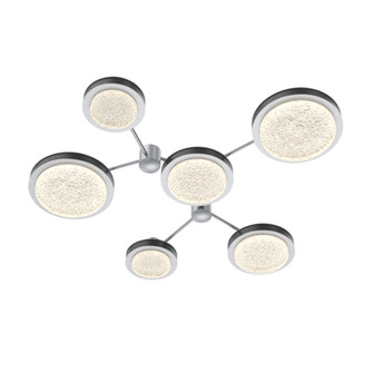 Iris 6-Piece Hub and Spoke Round (1289|SMB0103-H6-CS-GL-L1-MB)