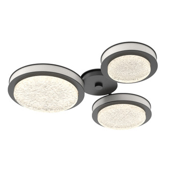 Iris 3-Piece Hub and Spoke Round (1289|SMB0103-H3-MB-GL-L1-WI)