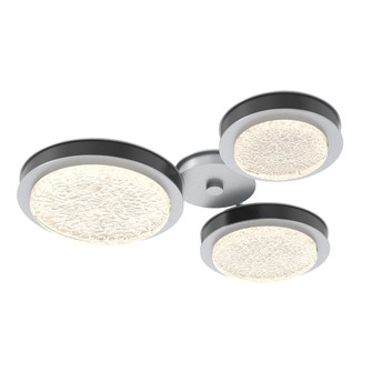 Iris 3-Piece Hub and Spoke Round (1289|SMB0103-H3-CS-GL-L1-MB)