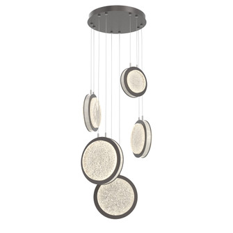 Iris 5-Piece Multi-pendant (1289|CHB0103-05-GP-GL-CA1-L1-W01)