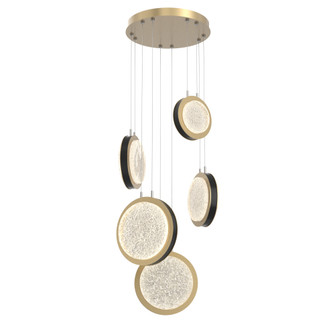 Iris 5-Piece Multi-pendant (1289|CHB0103-05-GB-GL-CA1-L1-L03)