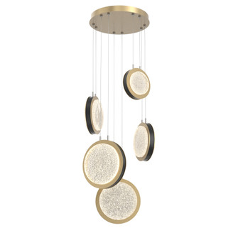 Iris 5-Piece Multi-pendant (1289|CHB0103-05-GB-GL-CA1-L1-MB)